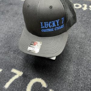 Lucky 7 Black Royal Snap Back | Lucky 7 Custom Cycles