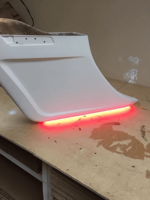INSANE ASYLUM - STRUNG OUT/ REHAB SKID PLATES FOR FENDER AND BAGS WITH LED ACCENT LIGHTING - Image 3